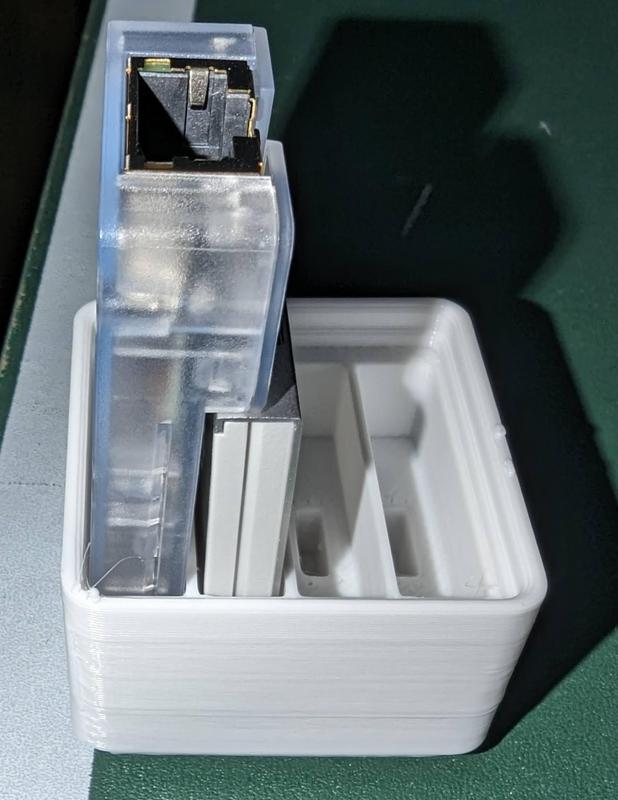 Gridfinity Framework Laptop Ethernet & Expansion Card Holder