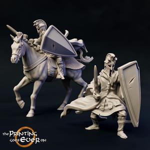 Dark Myrmidon - On Foot and Mounted - Presupported