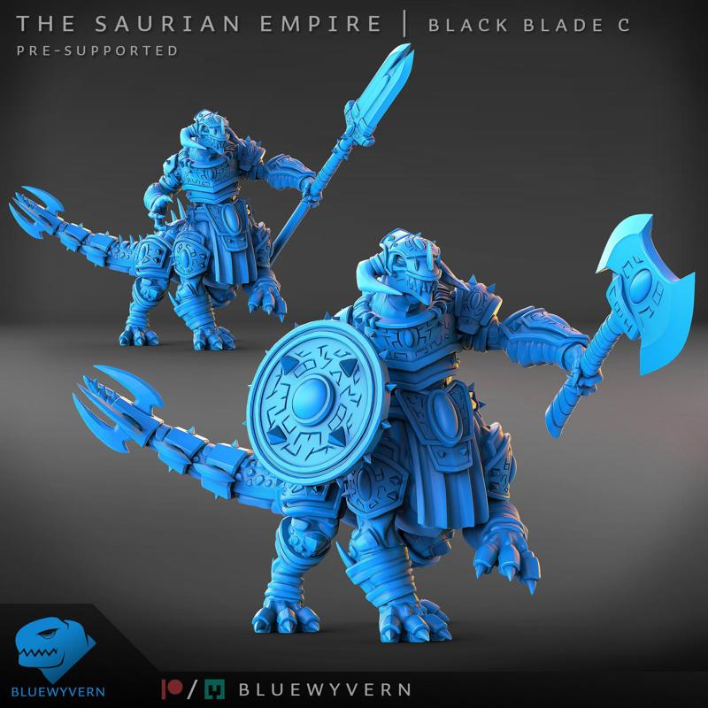 The Saurian Empire - Black Blade C (Modular)