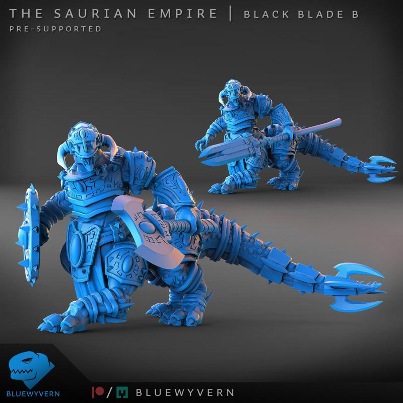 The Saurian Empire - Black Blade B (Modular)