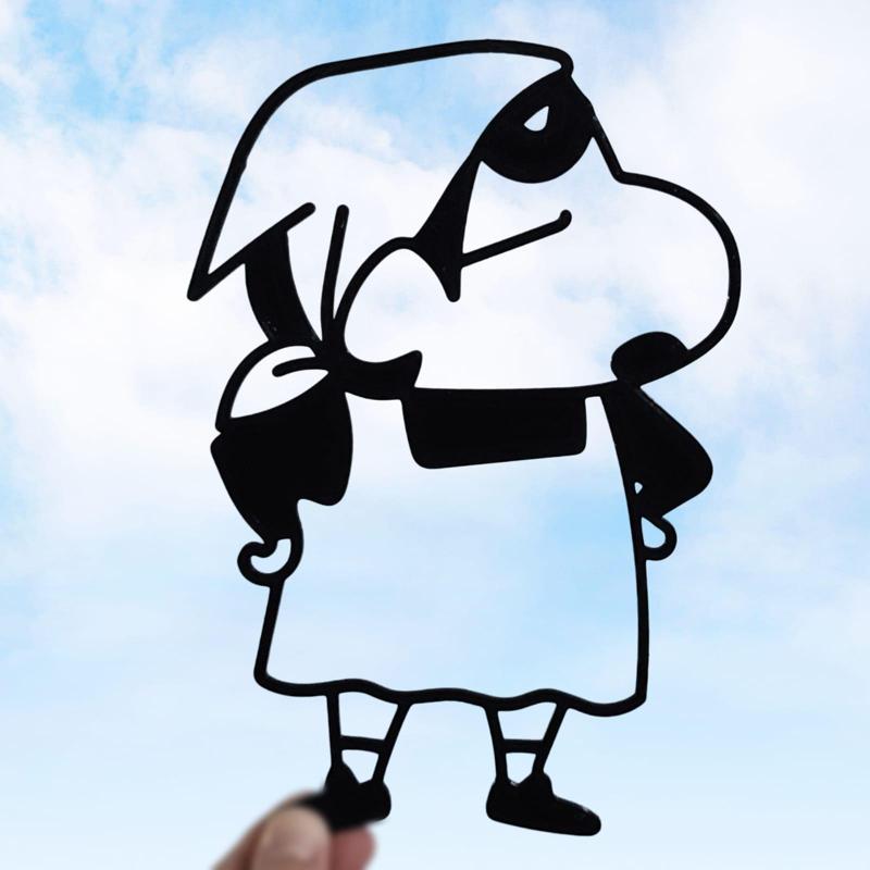 SHIN-CHAN COOK COSTUME 2D SILHOUETTE