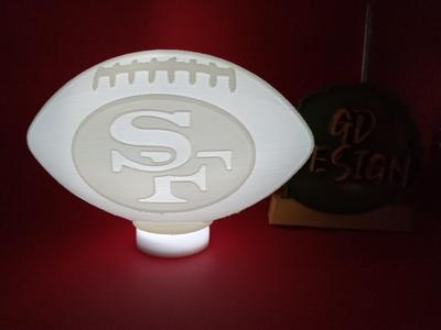Retro San Francisco 49ers NFL FOOTBALL LIGHT