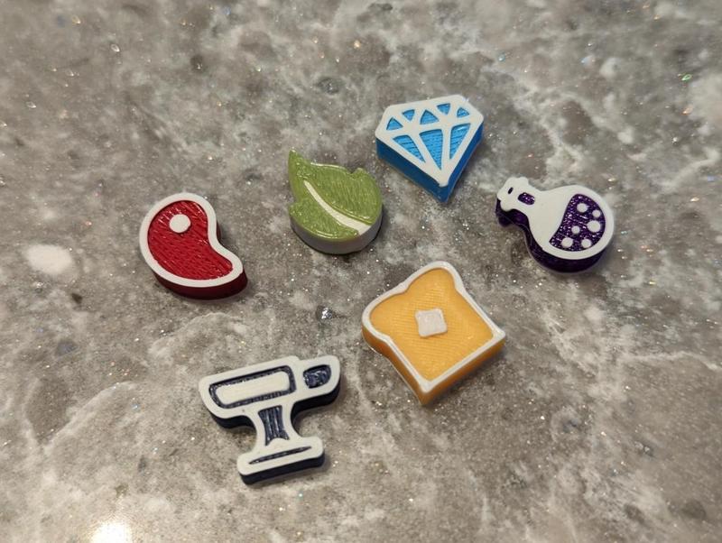 Flamecraft Resource Tokens