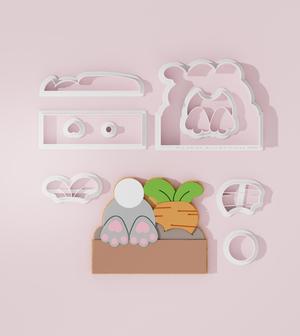 Bunny Plaque #1 Cookie Cutter