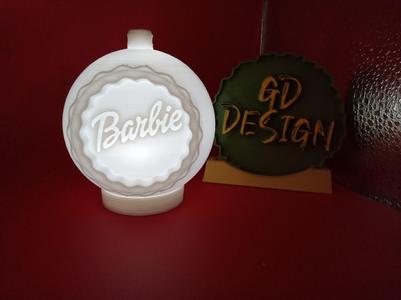 Barbie CHRISTMAS ORNAMENT TEALIGHT