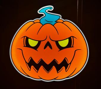 spooky pumpkin light