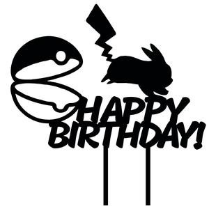 POKEMON PIKACHU CAKE TOPPER