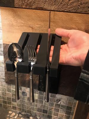 Wall Mounted Cutlery/Utensil holder