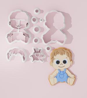 Baby Boy #1 Cookie Cutter with CCHub Logo