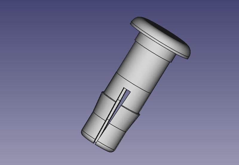 Wheelie Bin Lid Hinge Pin