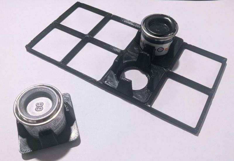 Gridfinity Revell Email Paint Tin Holder