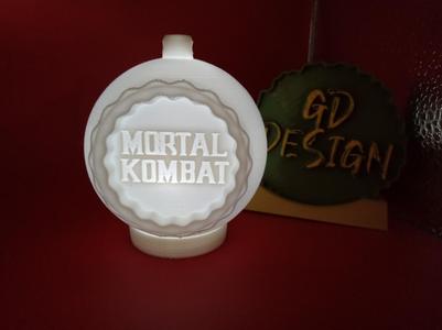 Mortal Kombat RETRO Game CHRISTMAS ORNAMENT TEALIGHT