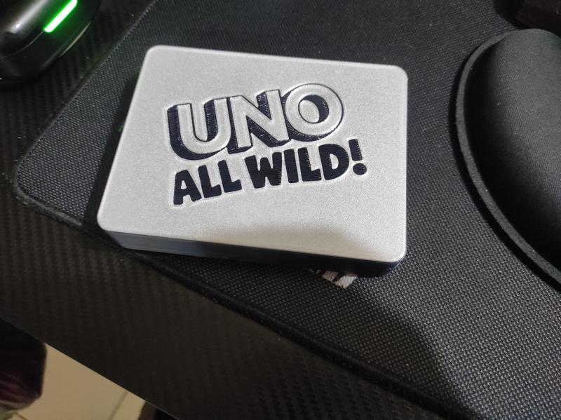 Card box for the UNO ALL WILD!