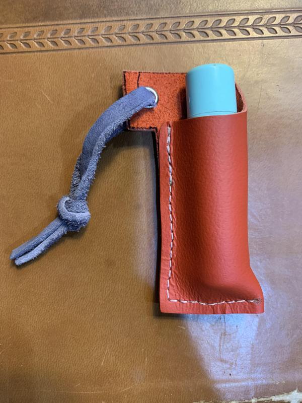 Leather template for chapstick holder - lipbalm