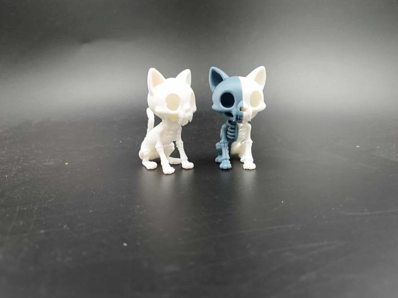 Skeleton Cat  Cute- Kawaii - Toy - Halloween