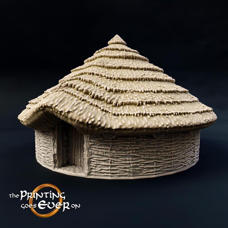 Iron Age Hut - Version B - Supportless