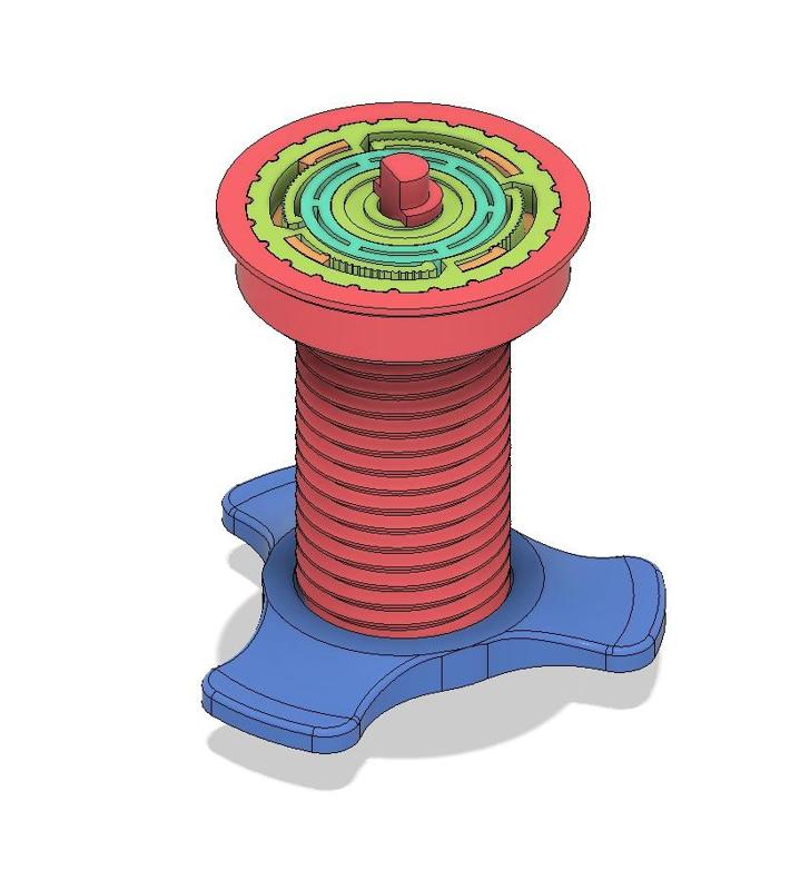 Compact Spool Auto-Rewinder