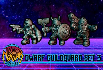 Space Dwarf Guildguard set 3 (multipart)