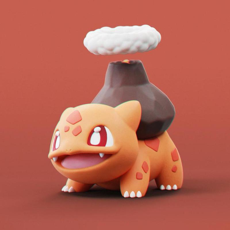 Pokemons - Fire Bulbasaur