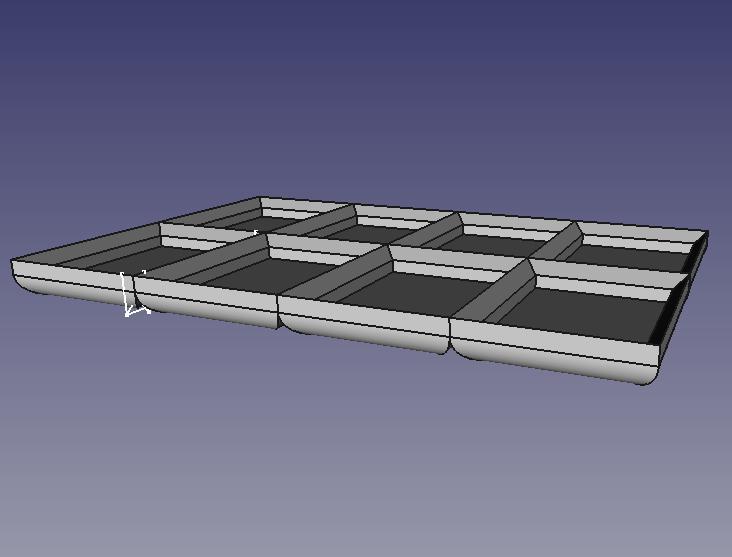 Parameterizable Tray Grid