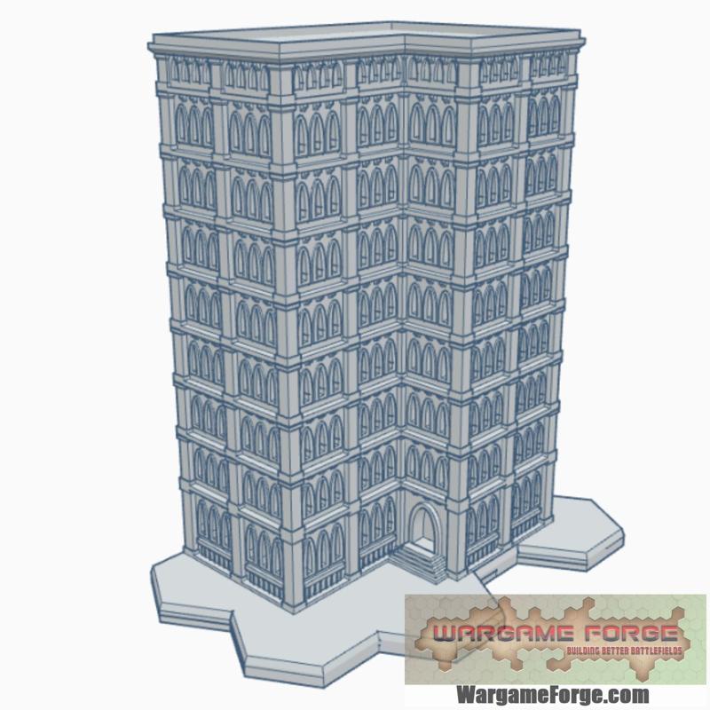 Gothic Building 91 with Hex Base GHB091