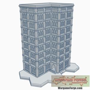 Gothic Building 91 with Hex Base GHB091