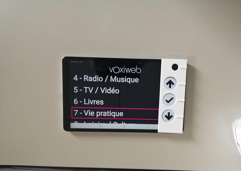 Guide tablette pour Voxiweb