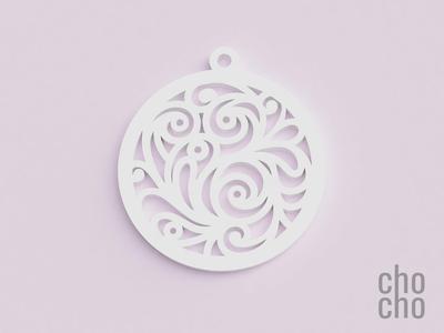 Leaf Christmas Ornament XIII