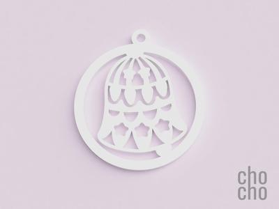 Bell Christmas Ornament X