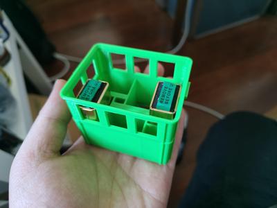 Battery, order, stackable, Batteriekasten, battery box remix for 9V