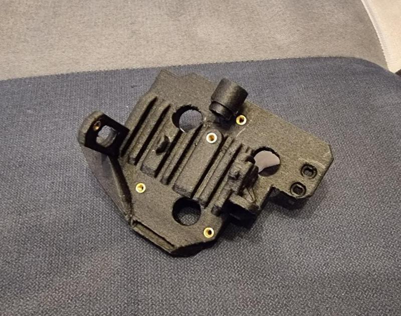 CR-10V3 extruder adapter plate for Sprite pro extruder.