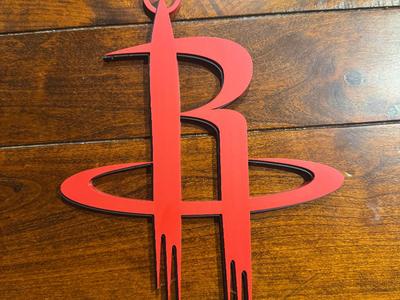 Houston Rockets Oversized Necklace Logo