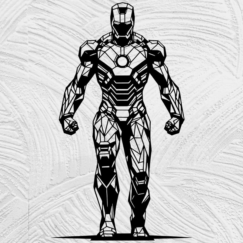 ironman low poly Art