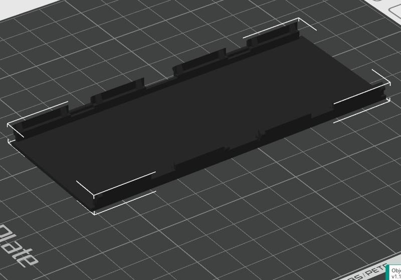 Fisher Price Construx Big / Large Plate 110x48 mm