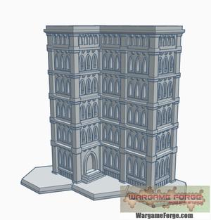 Gothic Building 48 with Hex Base GHB048