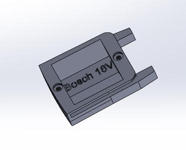 Bosch home 18V battery holder