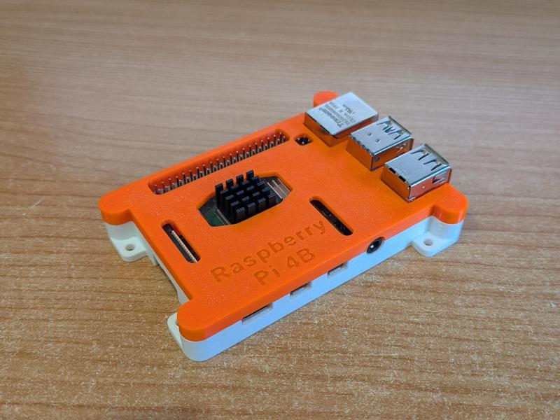 Raspberry Pi4B Magnetic Case low profile