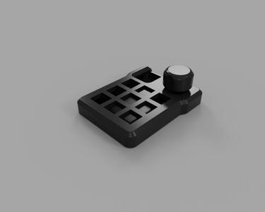WannaBe - 3x3 Macropad case & encoder knobs