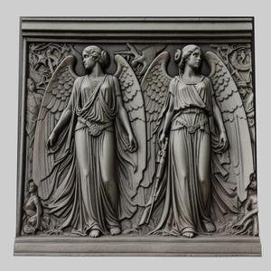 Star Wars Leia Organa 3d printer relief medallion stone tablet obj stl