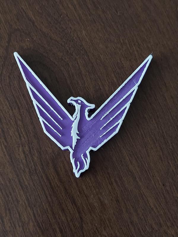 Florida Poly Phoenix Keychain