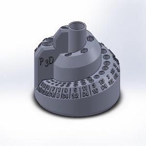 Drill Bit Holder- Spiral-Standard Sizes