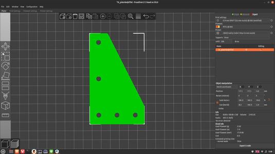 90 degree 2020 corner plate XL