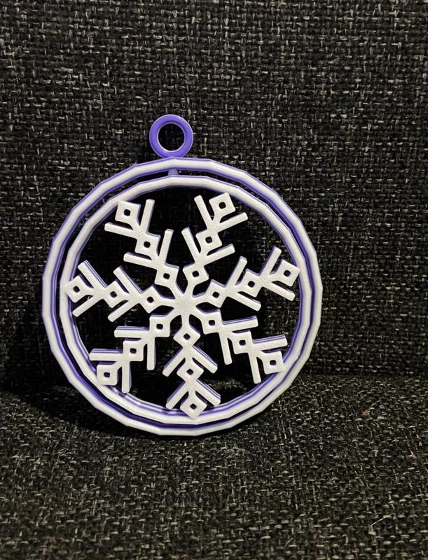 spinning snowflake