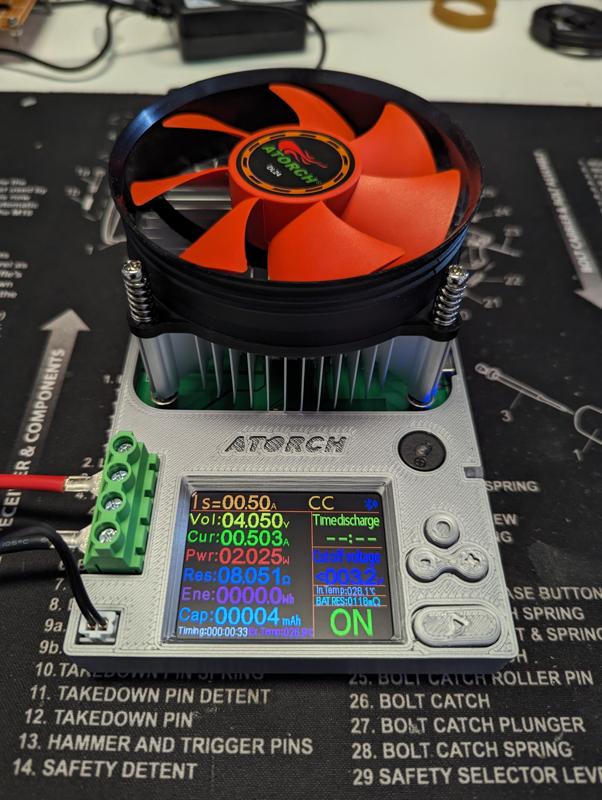 Atorch DL24 Electronic Load case