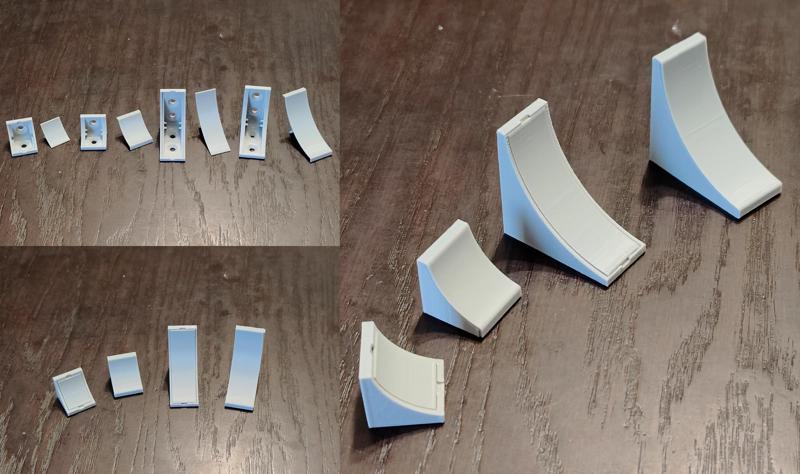 Corner brackets with covers