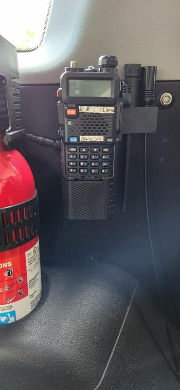 Baofeng UV-5R Wall Mount with Antenna Holder