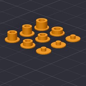 Lionel 1121 O27 Turnout Rivets