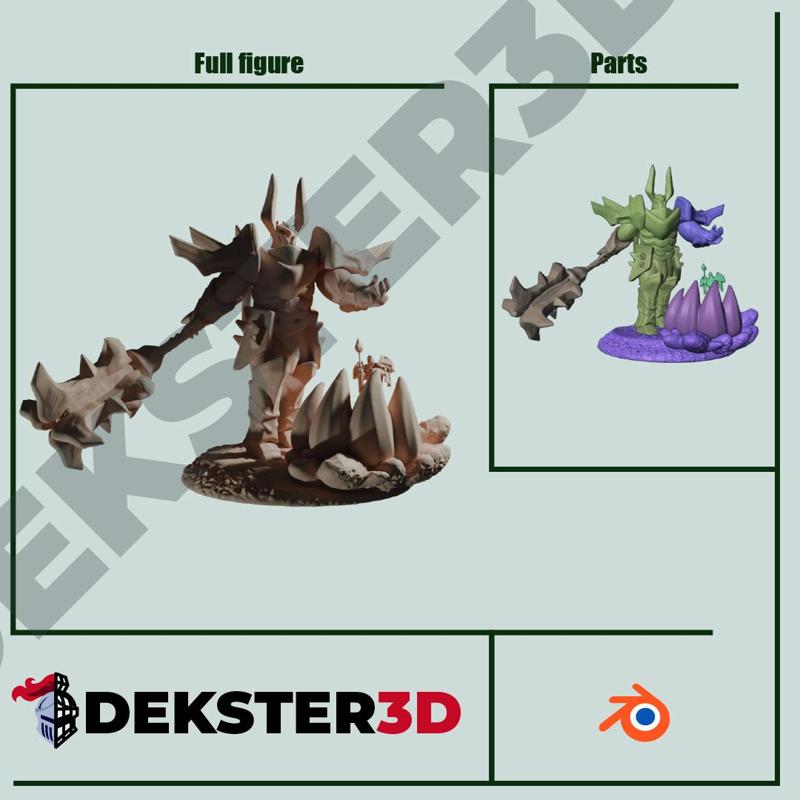Mordekaiser-Inspired Warlord – STL 3D Model
