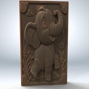 Elephant Bas Relief