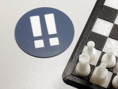 Brilliant Move Chess Coaster